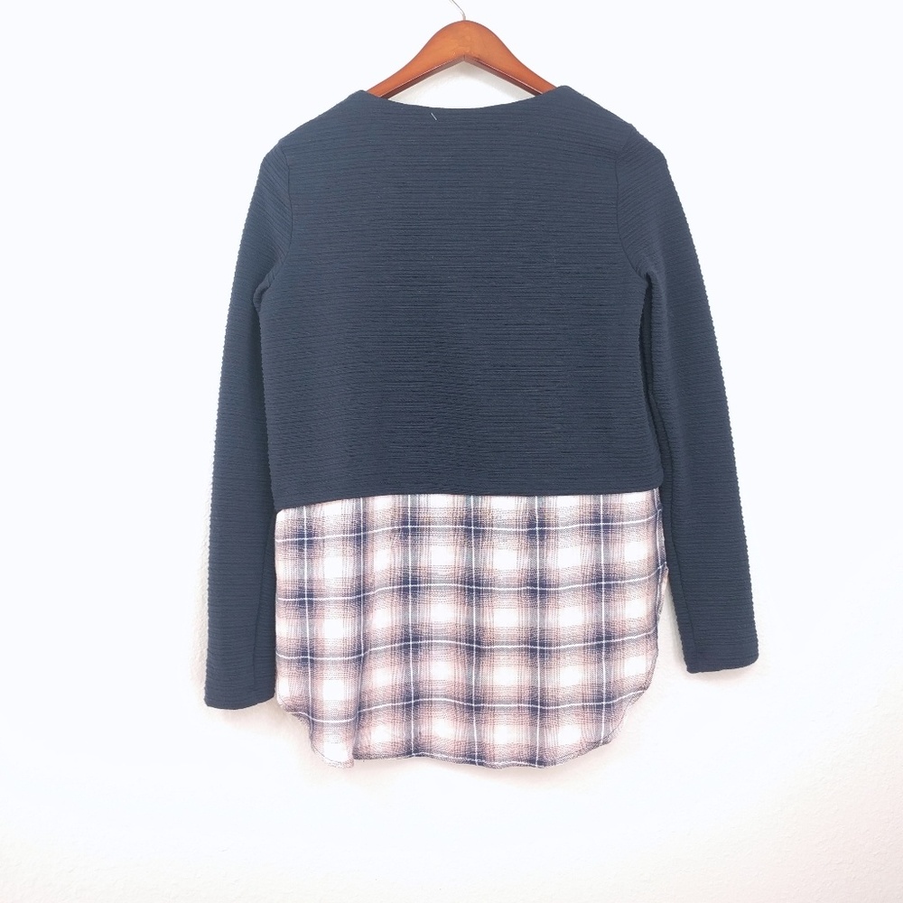 Long Sleeve Navy Towfer Sweater - Picture 2 of 4